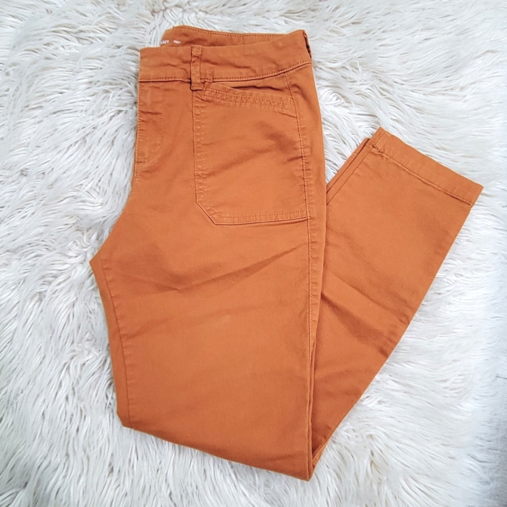 Old Navy Orange Pixie Jeans Size 4